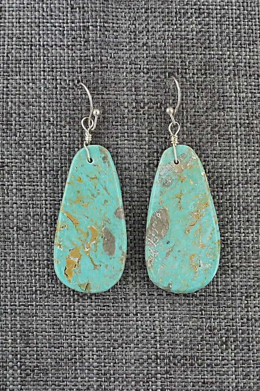 Turquoise & Sterling Silver Earrings - Joe Garcia