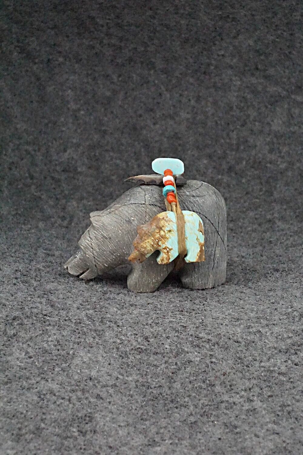 Bear and Cub Zuni Fetish Carving - Douglas Martza