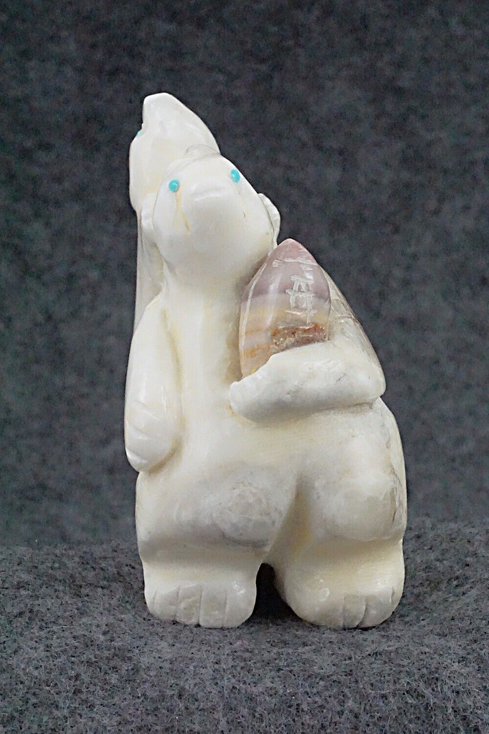 Bear with Cub Zuni Fetish Carving - Ariane Quam