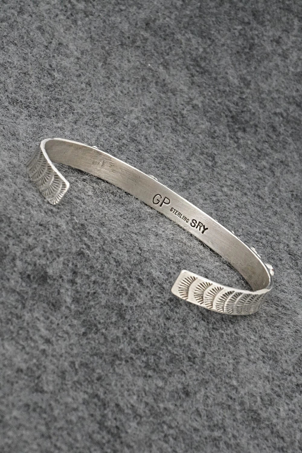 Coral & Sterling Silver Bracelet - Gaynell Parker