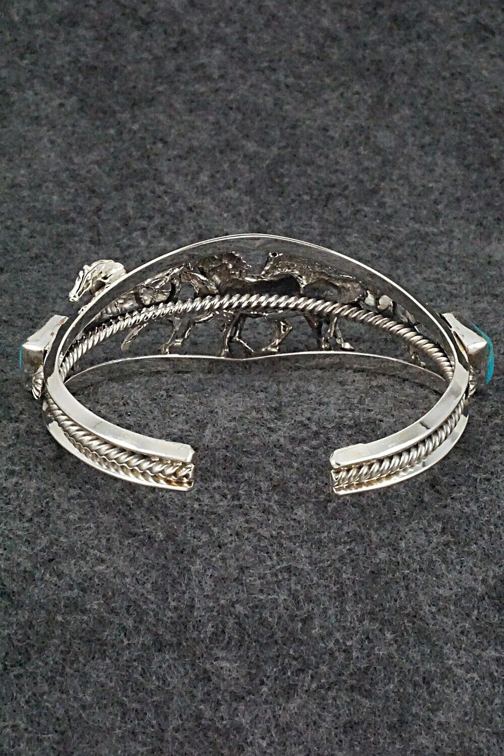 Turquoise & Sterling Silver Bracelet - Bobby Platero