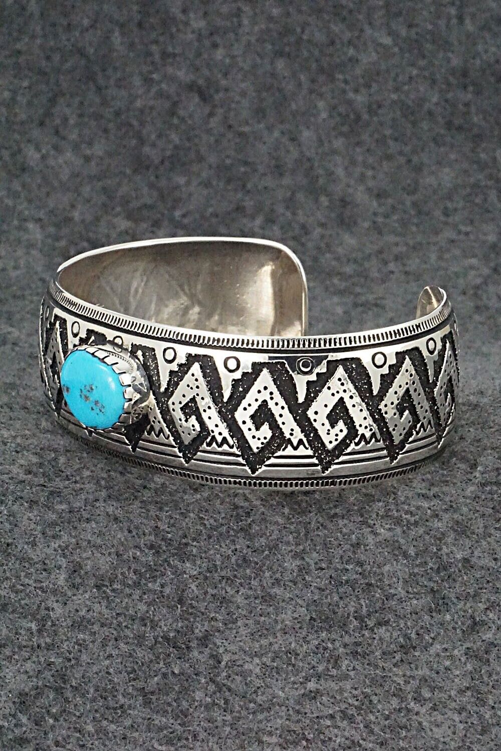 Turquoise & Sterling Silver Bracelet - Richard Singer