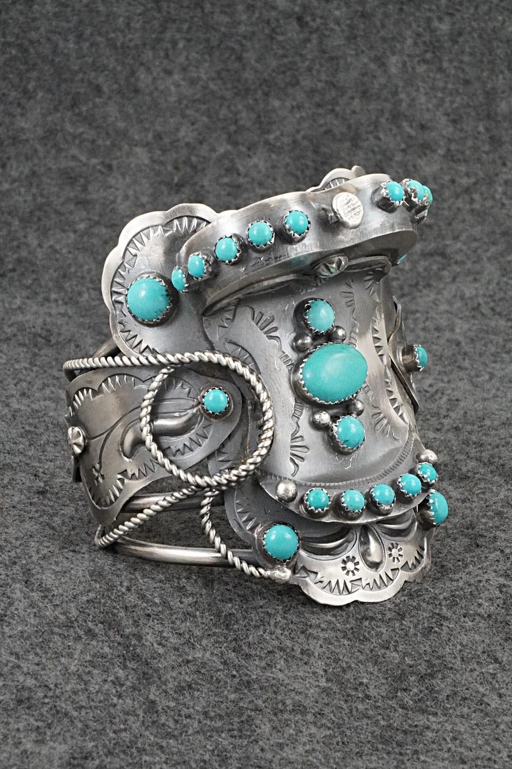 Turquoise & Sterling Silver Bracelet - Tim Yazzie