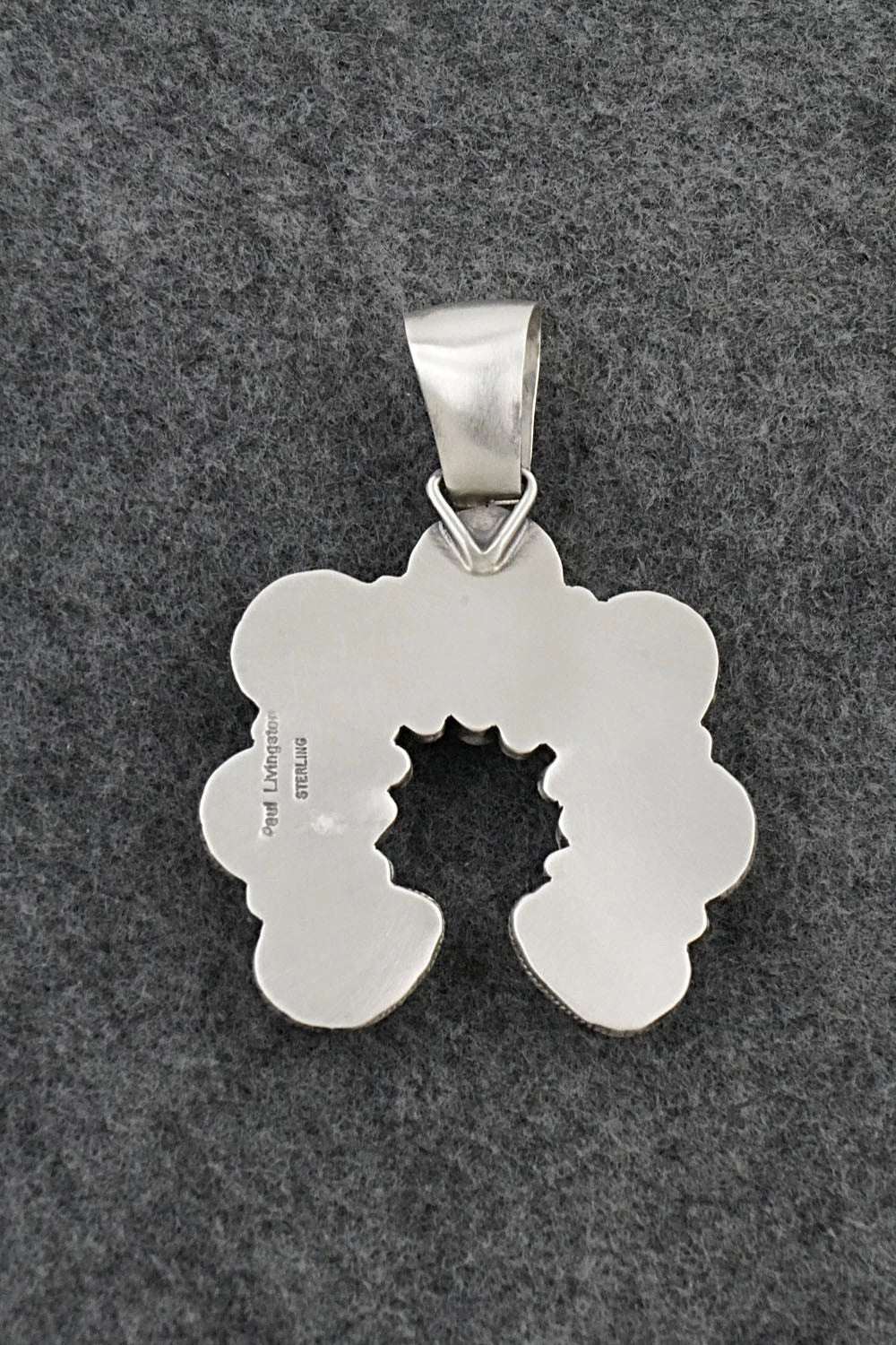 Turquoise & Sterling Silver Pendant - Paul Livingston