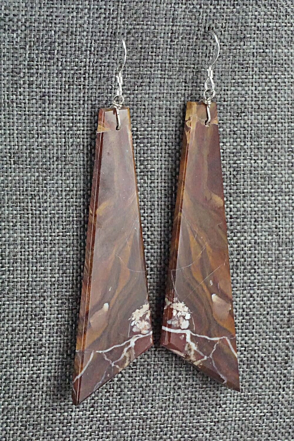 Wild Horse & Sterling Silver Earrings - Francis Garcia