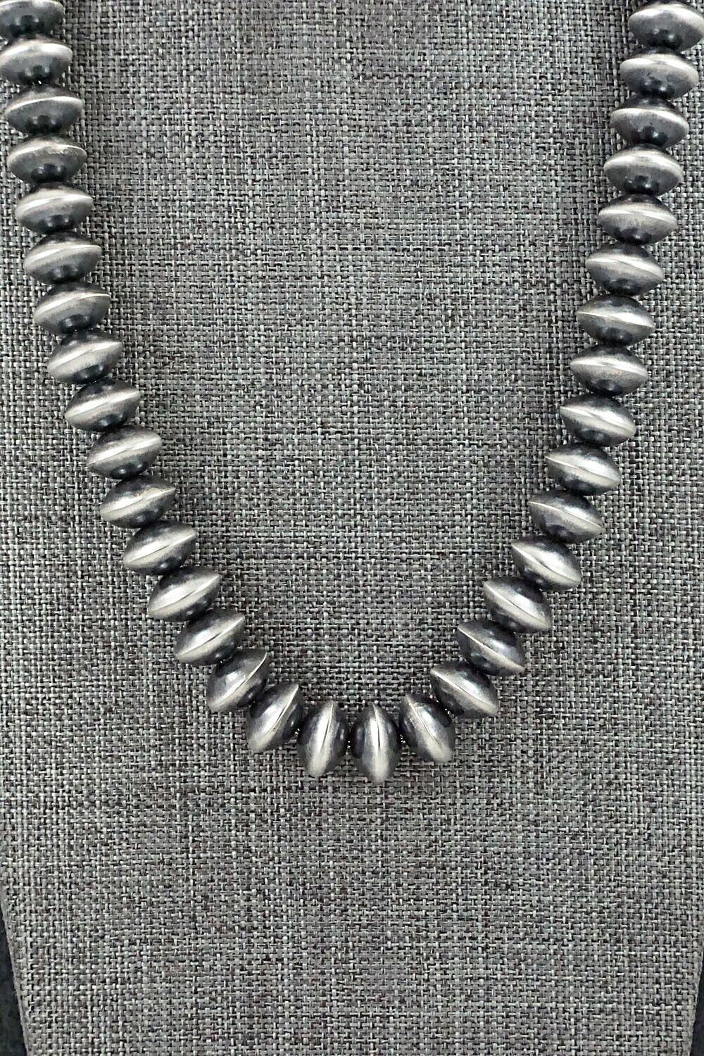 Sterling Silver Navajo Pearl Necklace 20" - Presley Haley