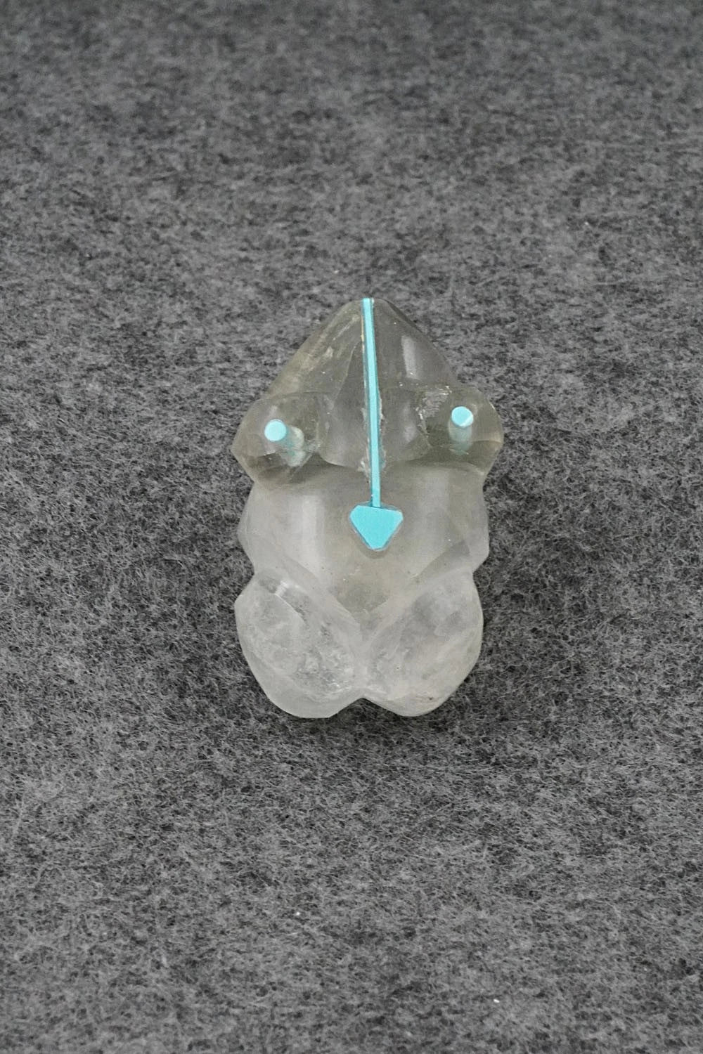 Frog Zuni Fetish Carving - Kenric Laiwakete