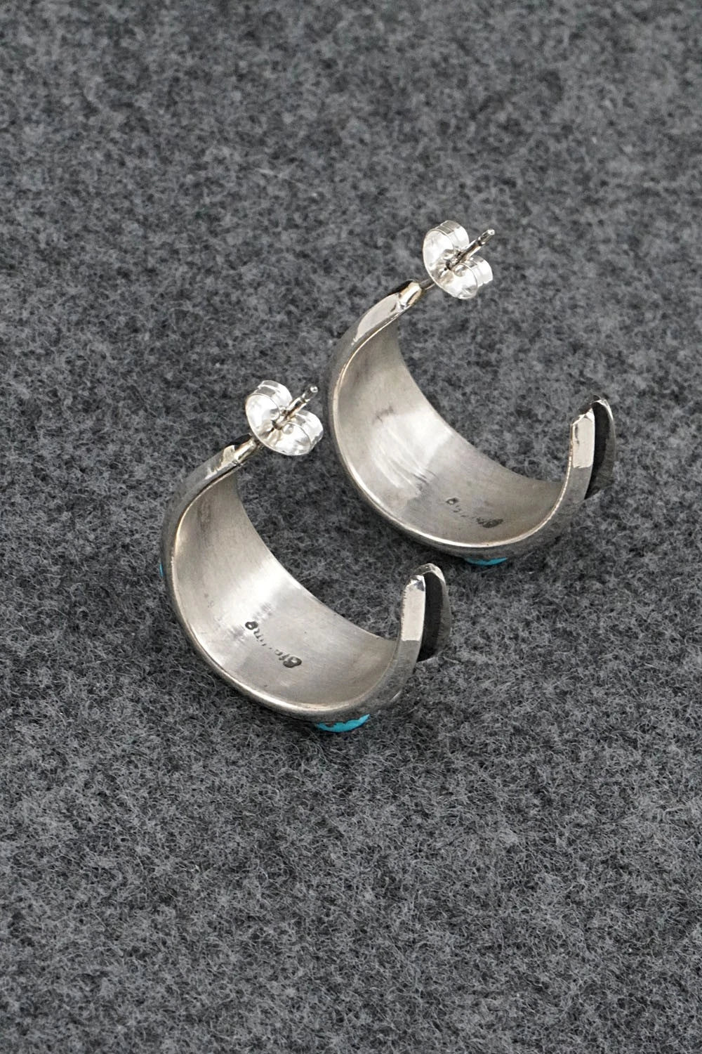 Turquoise & Sterling Silver Earrings - Paul Largo