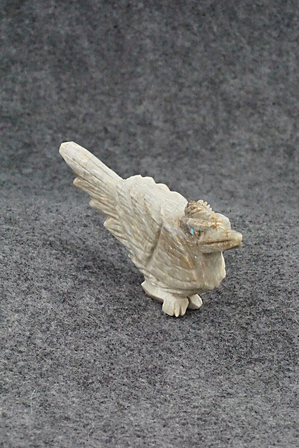 Roadrunner Zuni Fetish Carving - Tony Mackel