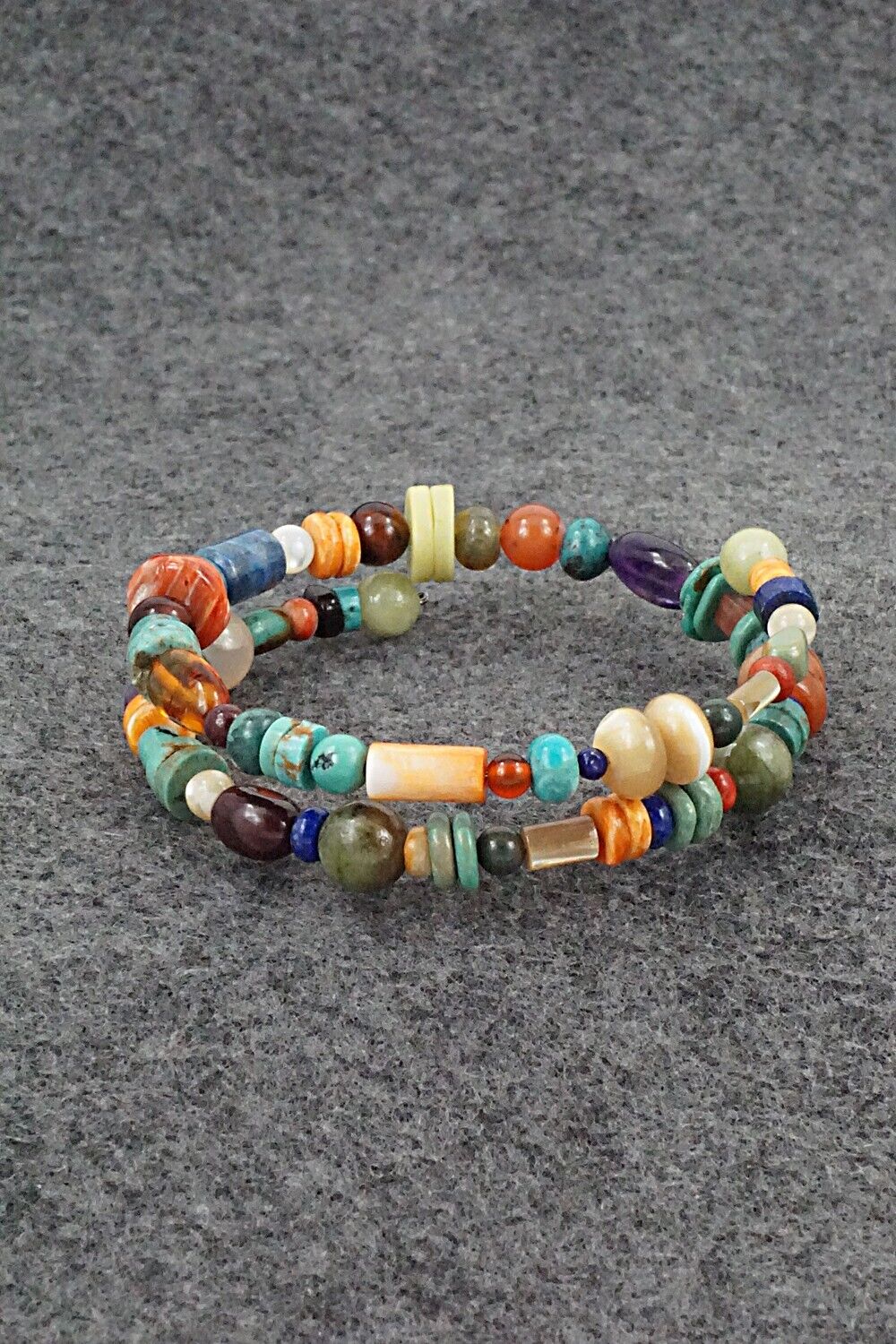 Multi-Stone Beaded Bracelet - Helen Tsosie