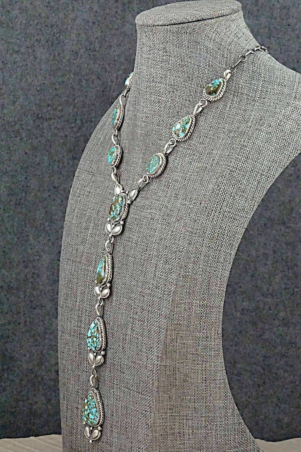 Turquoise & Sterling Silver Necklace - Derrick Gordon