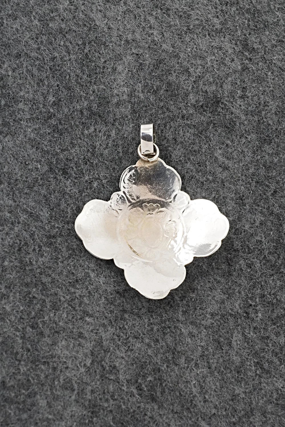 Turquoise & Sterling Silver Pendant - Bertha Begay