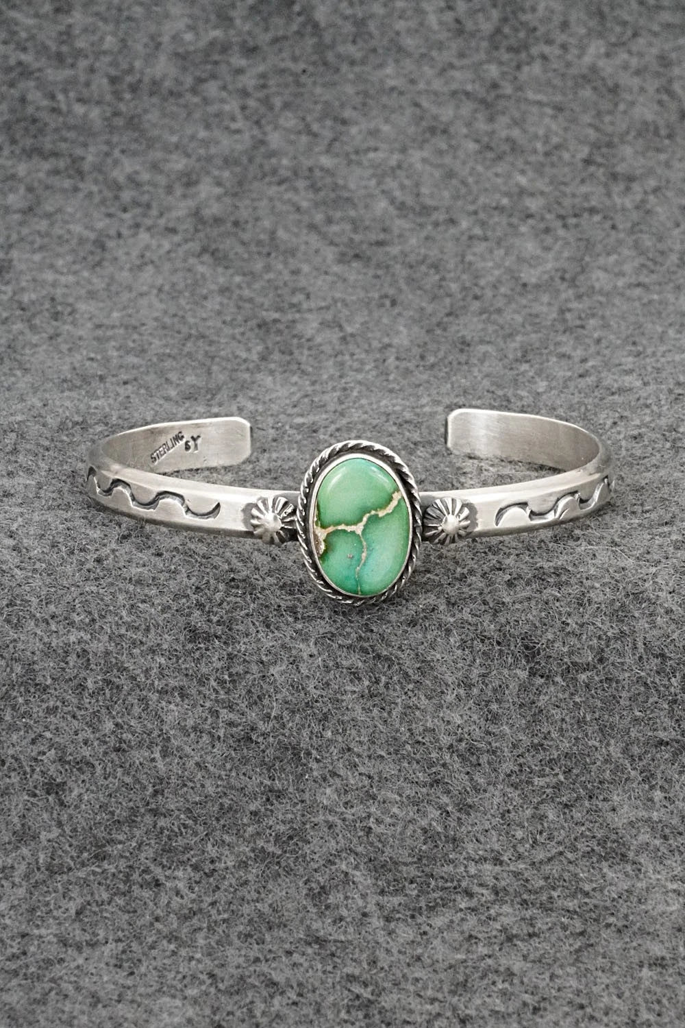 Turquoise & Sterling Silver Bracelet - Samuel Yellowhair