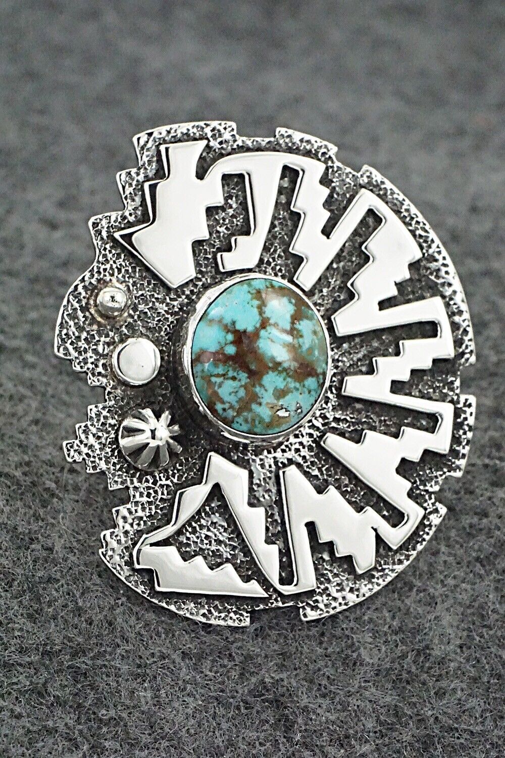 Turquoise & Sterling Silver Ring - Marita Benally - Size 10