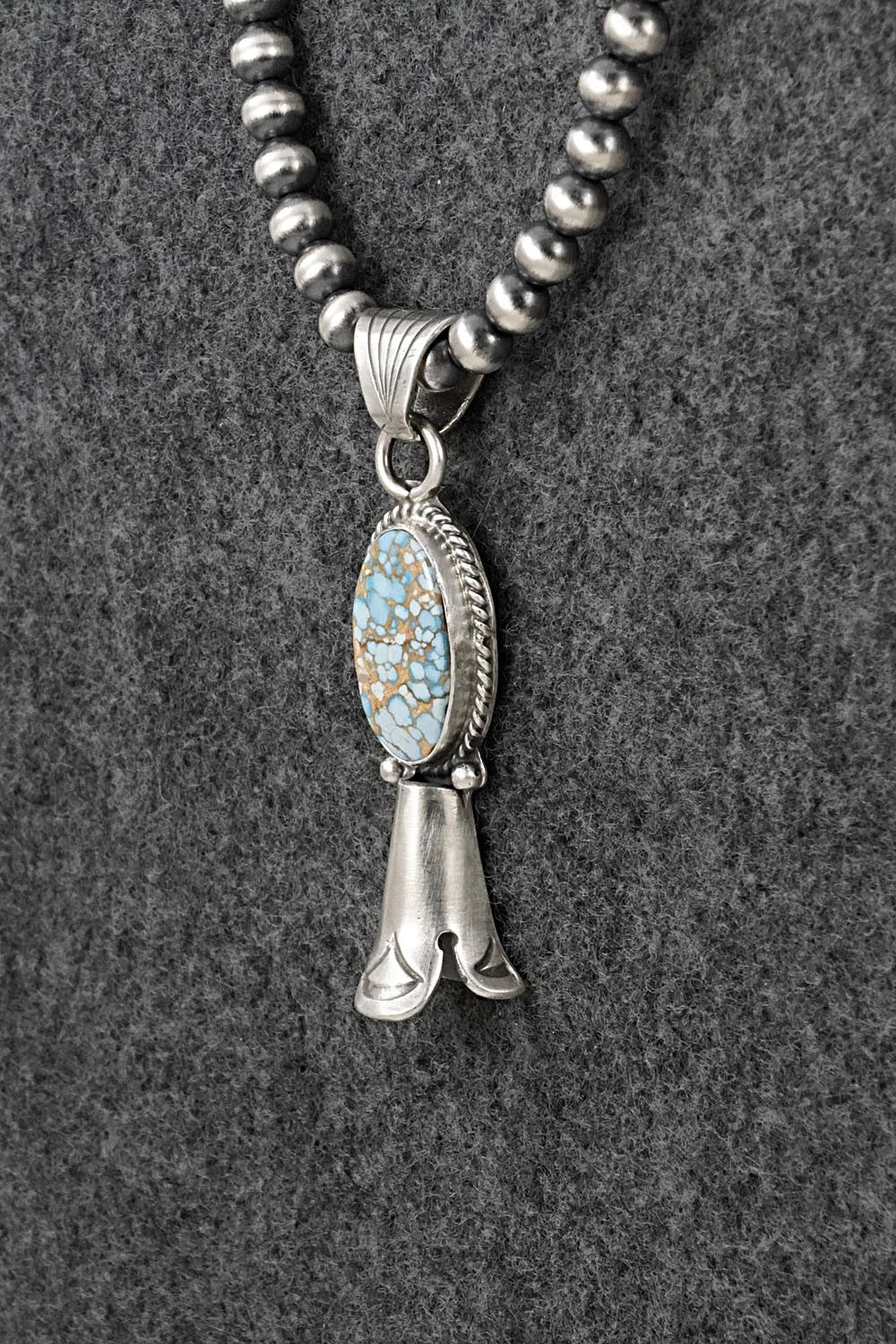 Turquoise & Sterling Silver Necklace - Sharon McCarthy