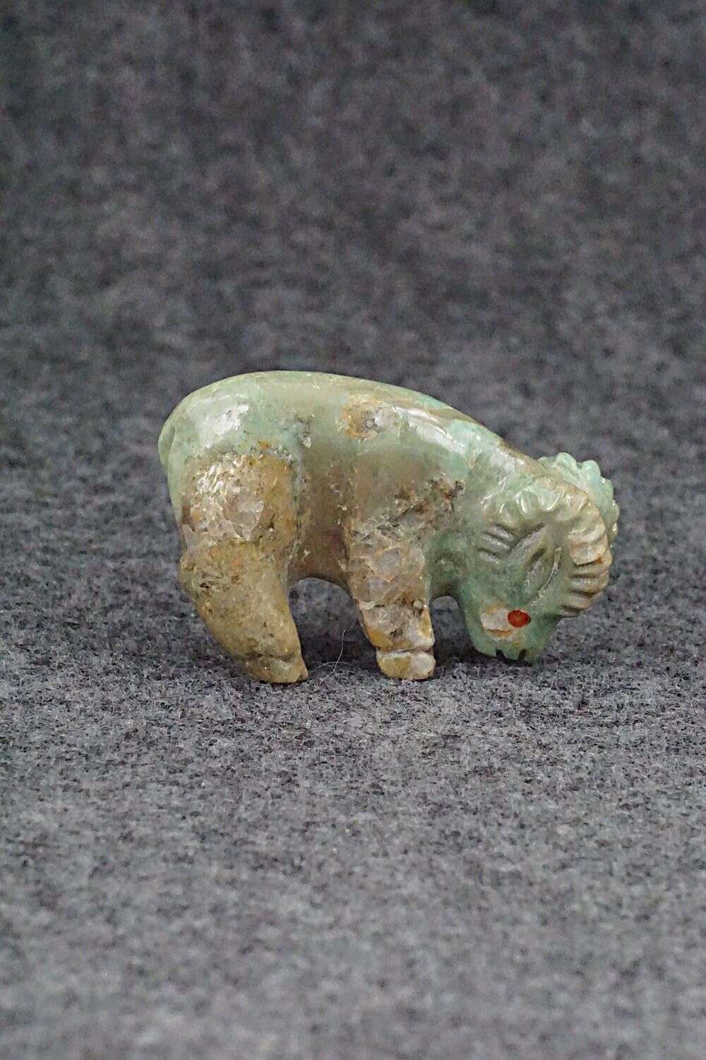 Ram Zuni Fetish Carving - Andres Quandelacy