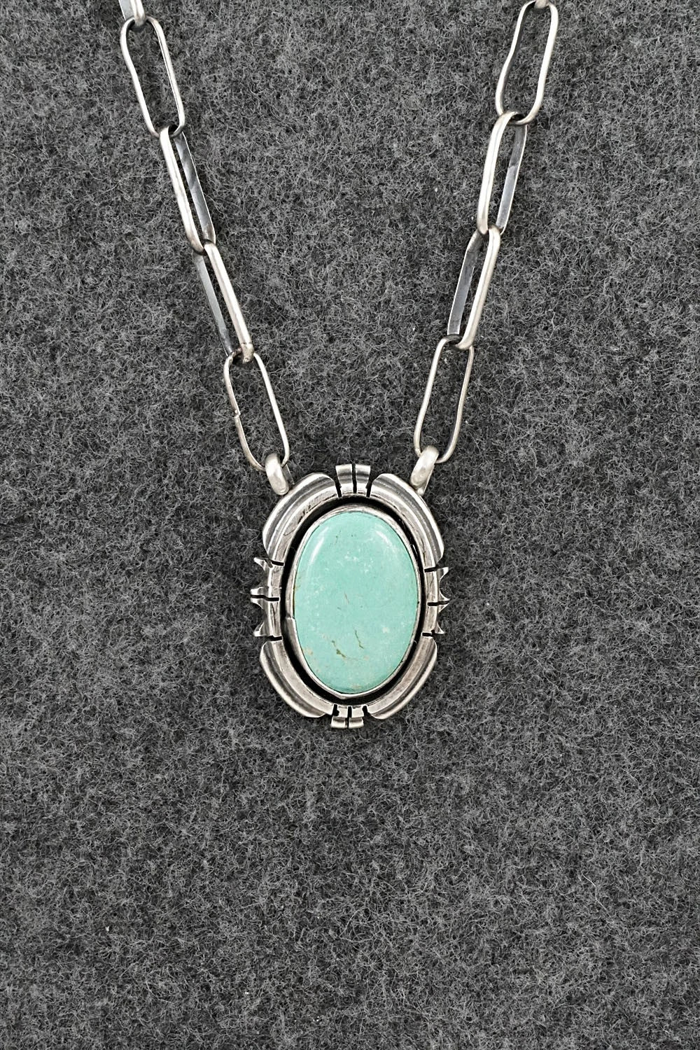 Turquoise & Sterling Silver Necklace - Daniel Benally