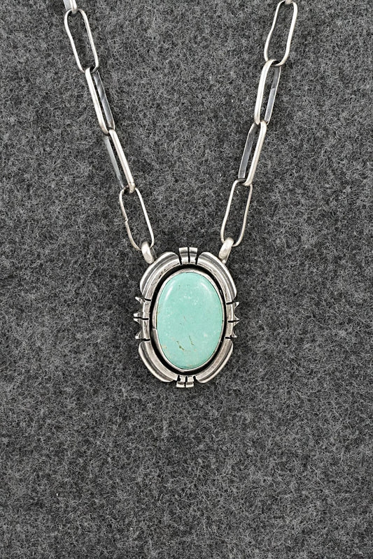 Turquoise & Sterling Silver Necklace - Daniel Benally