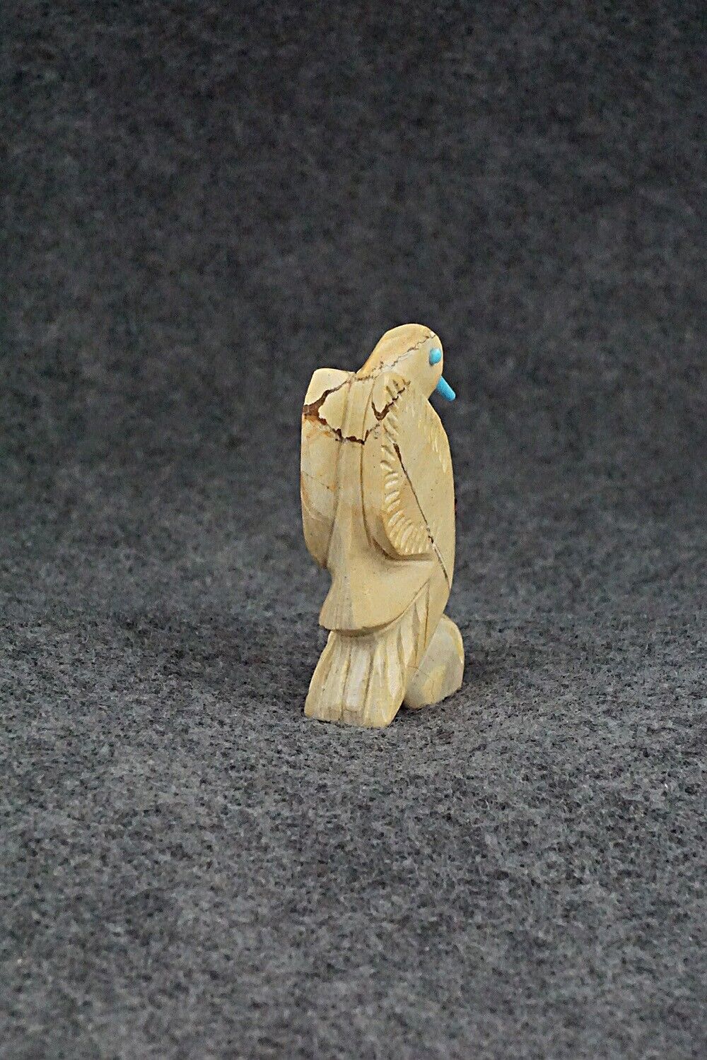 Hummingbird Zuni Fetish Carving - Danette Laate
