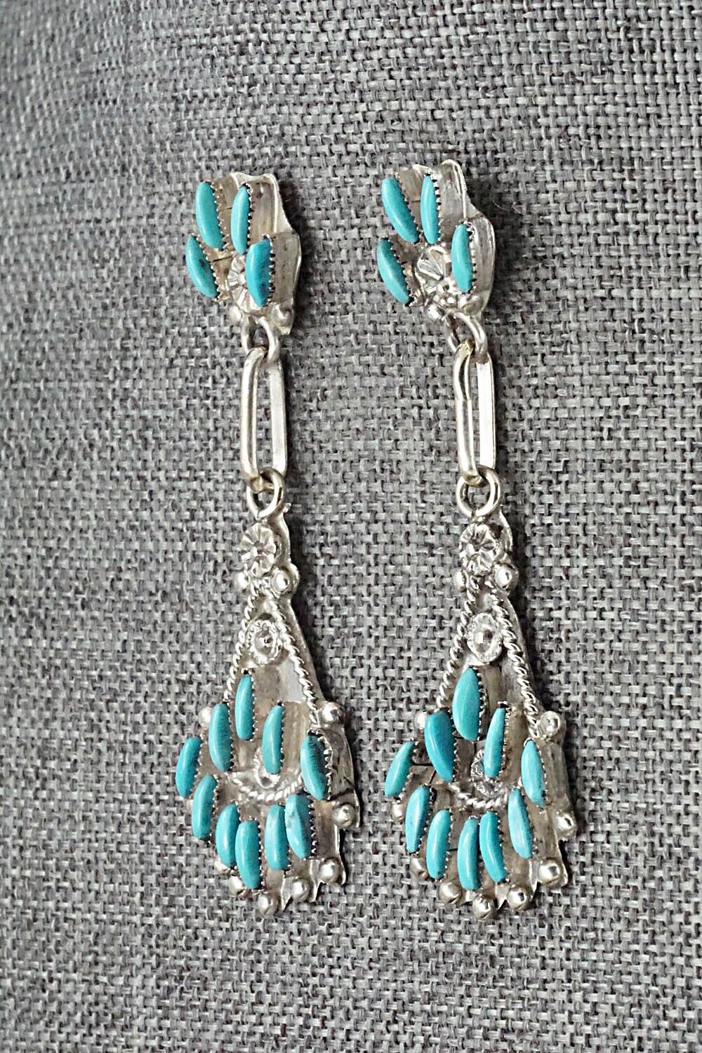 Turquoise & Sterling Silver Necklace Set - Eva Wyaco