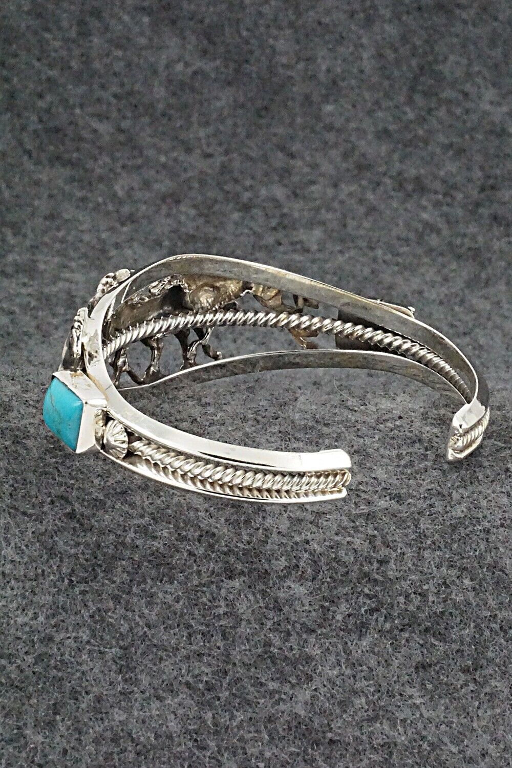 Turquoise & Sterling Silver Bracelet - Bobby Platero