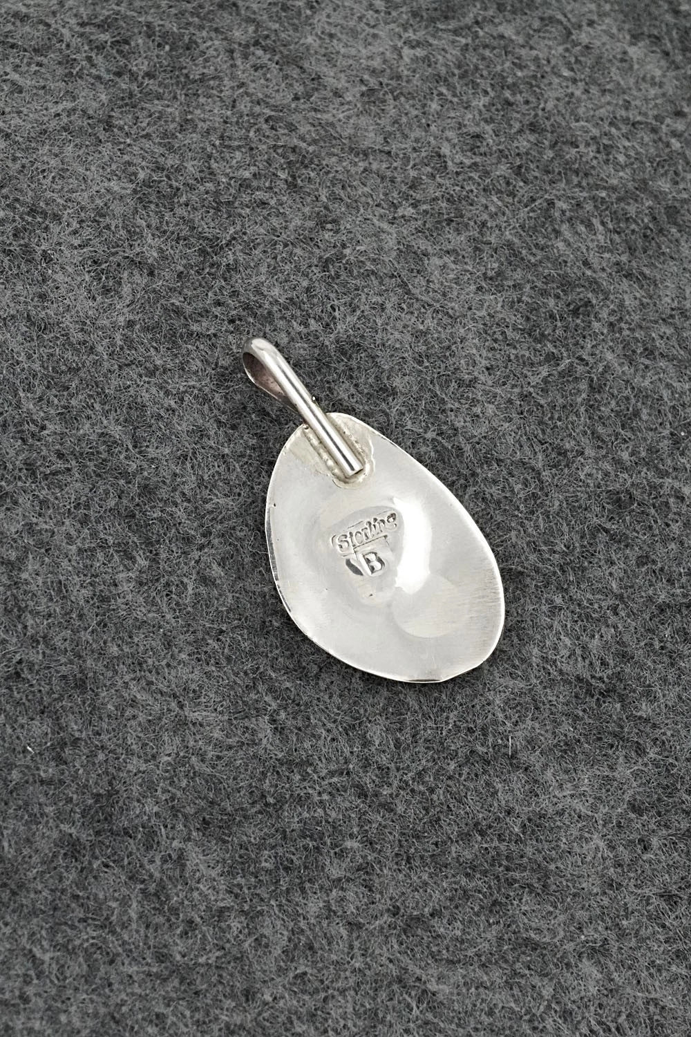 Turquoise & Sterling Silver Pendant - Ervin Begay