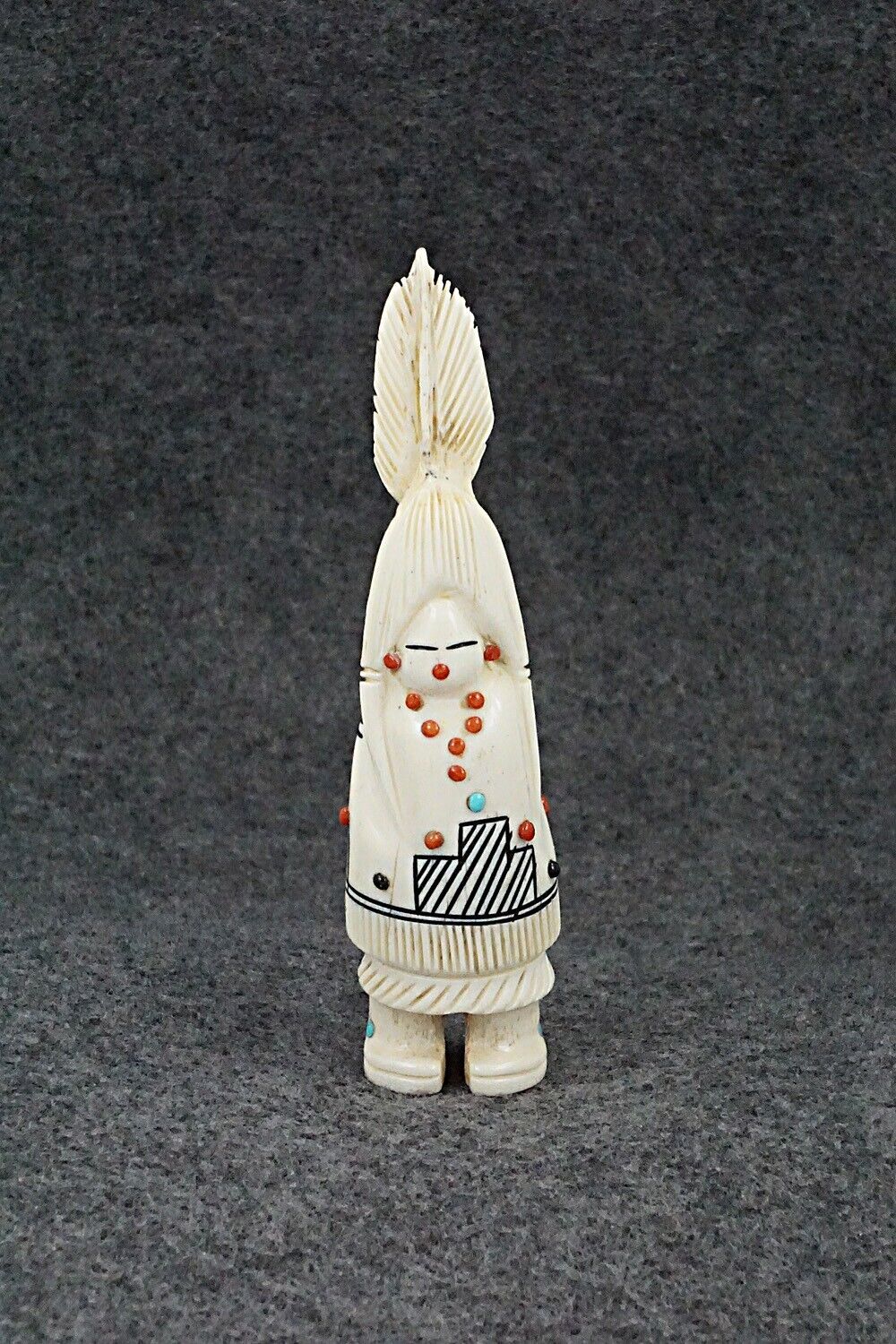 Corn Maiden Zuni Fetish Carving - Claudia Peina