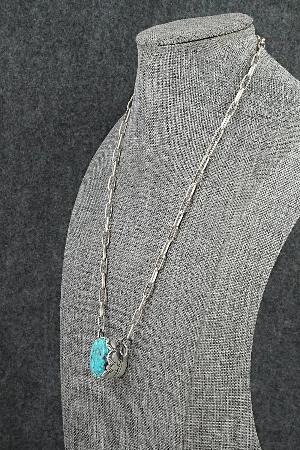 Turquoise & Sterling Silver Necklace - Randy Boyd
