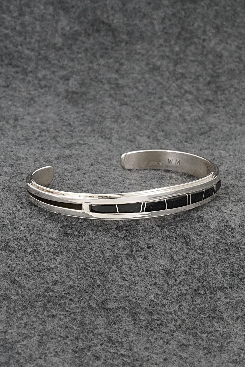 Onyx & Sterling Silver Bracelet - Wilbert Muskett Jr.