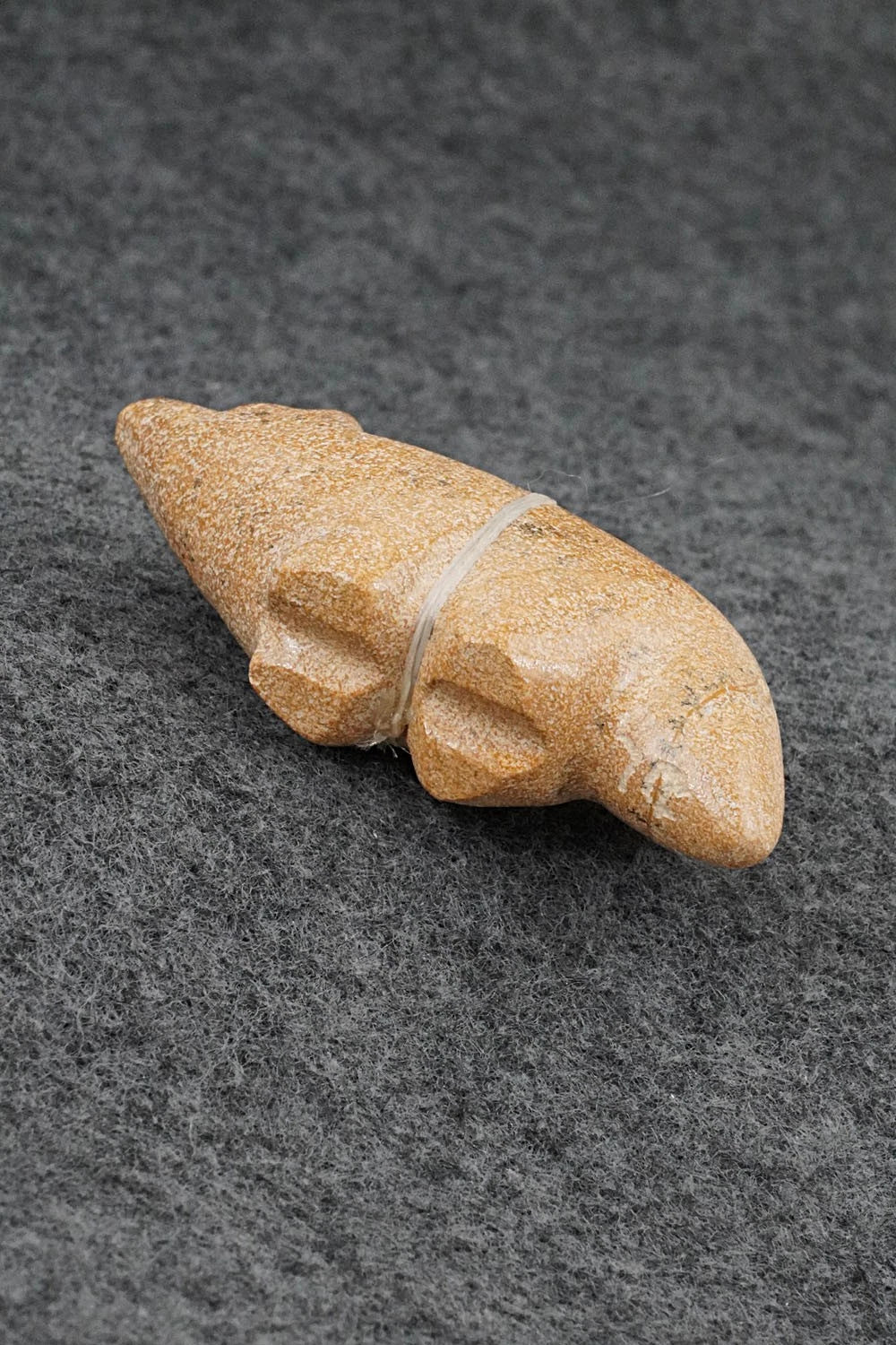 Wolf Zuni Fetish Carving - Delvin Leekya