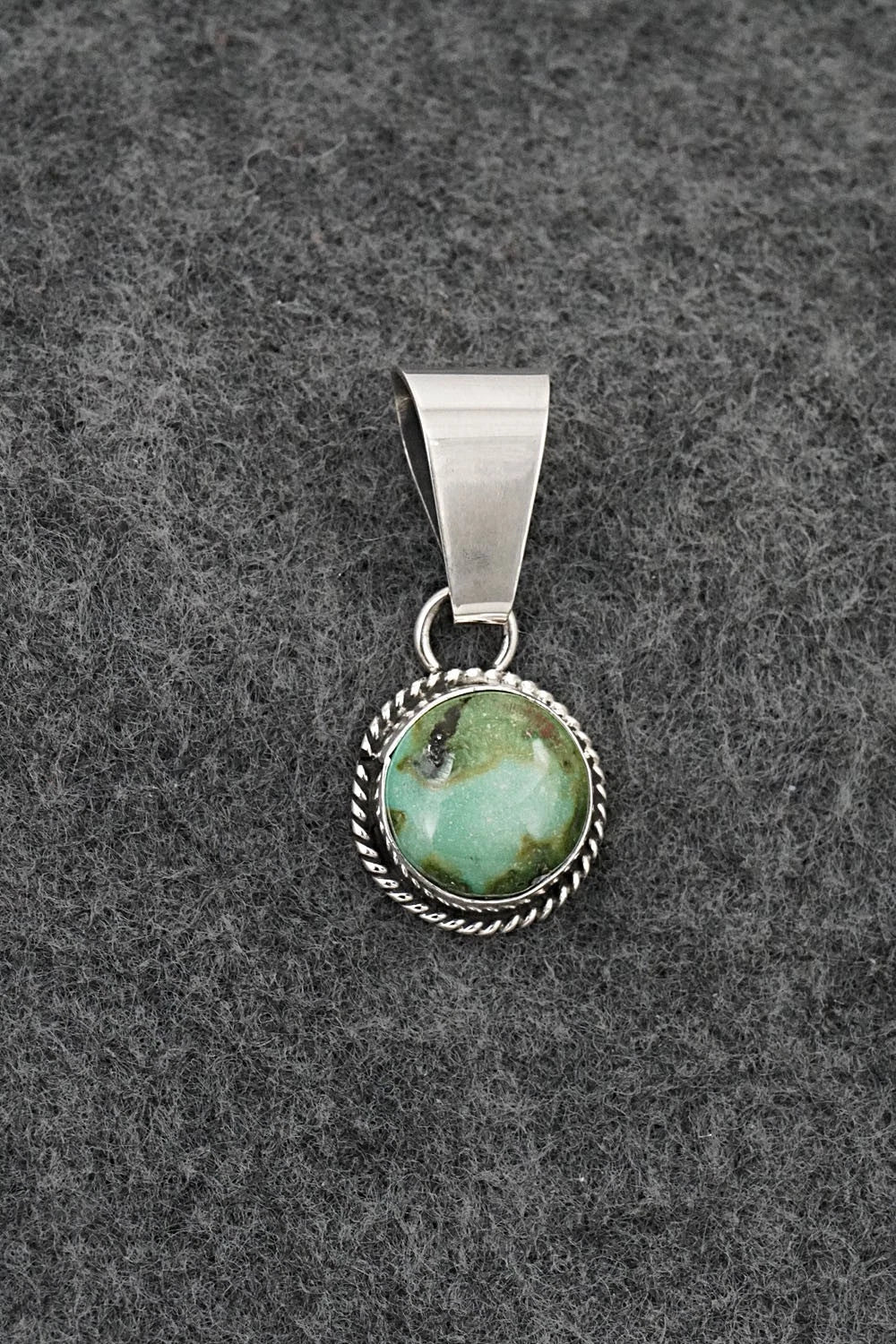 Turquoise & Sterling Silver Pendant - Rosemary Saunders