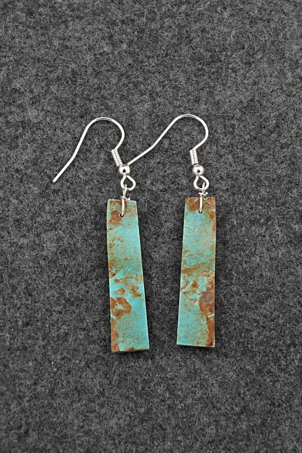 Turquoise & Sterling Silver Earrings - Tammy Nolcot