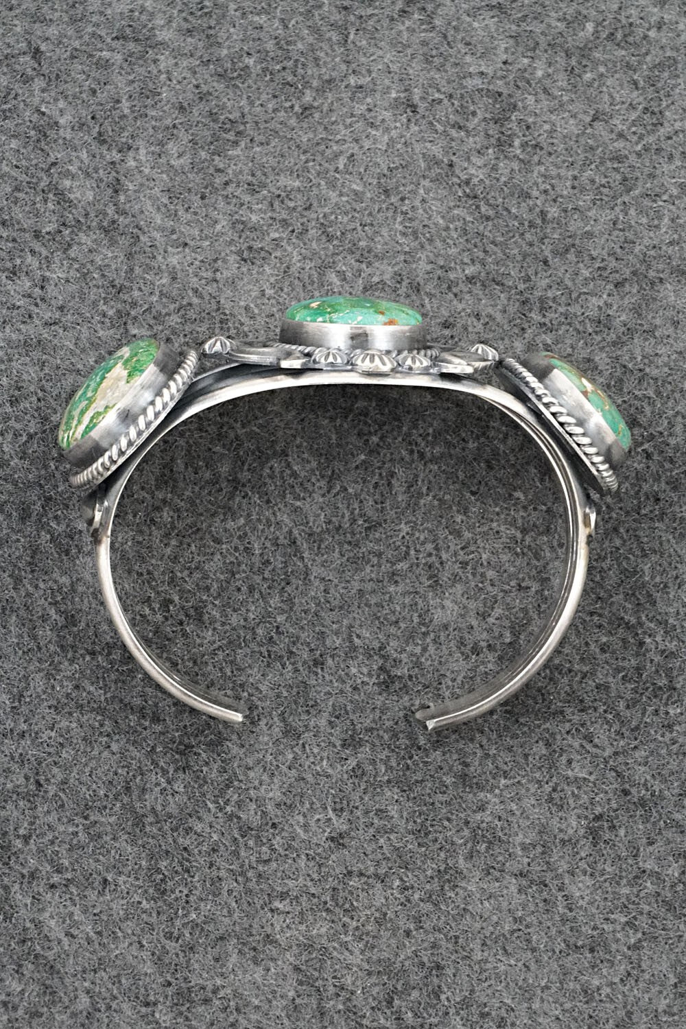 Turquoise & Sterling Silver Bracelet - Raymond Delgarito