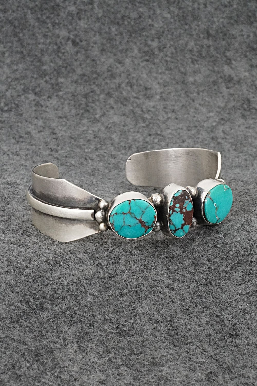 Turquoise & Sterling Silver Bracelet - Darrin Livingston