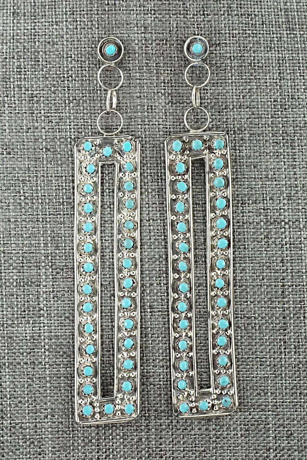 Turquoise & Sterling Silver Earrings - Joanne Cheama