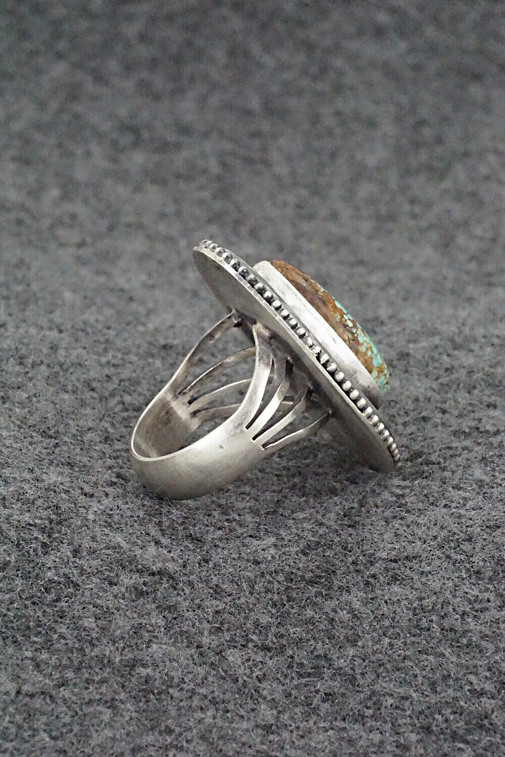Turquoise & Sterling Silver Ring - Marita Benally - Size 7