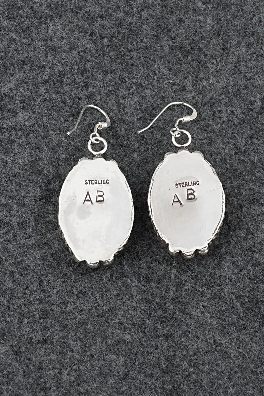 Turquoise & Sterling Silver Earrings - Antwone Brown