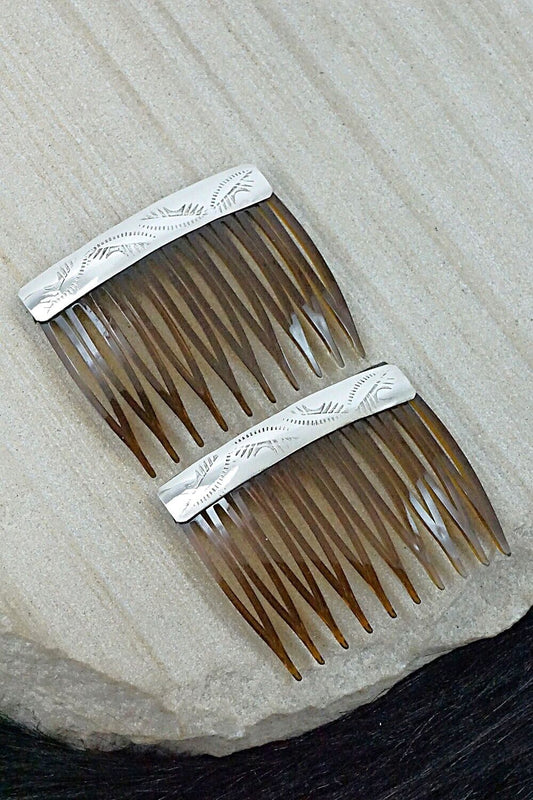 Sterling Silver Hair Combs - Randall Dalgai
