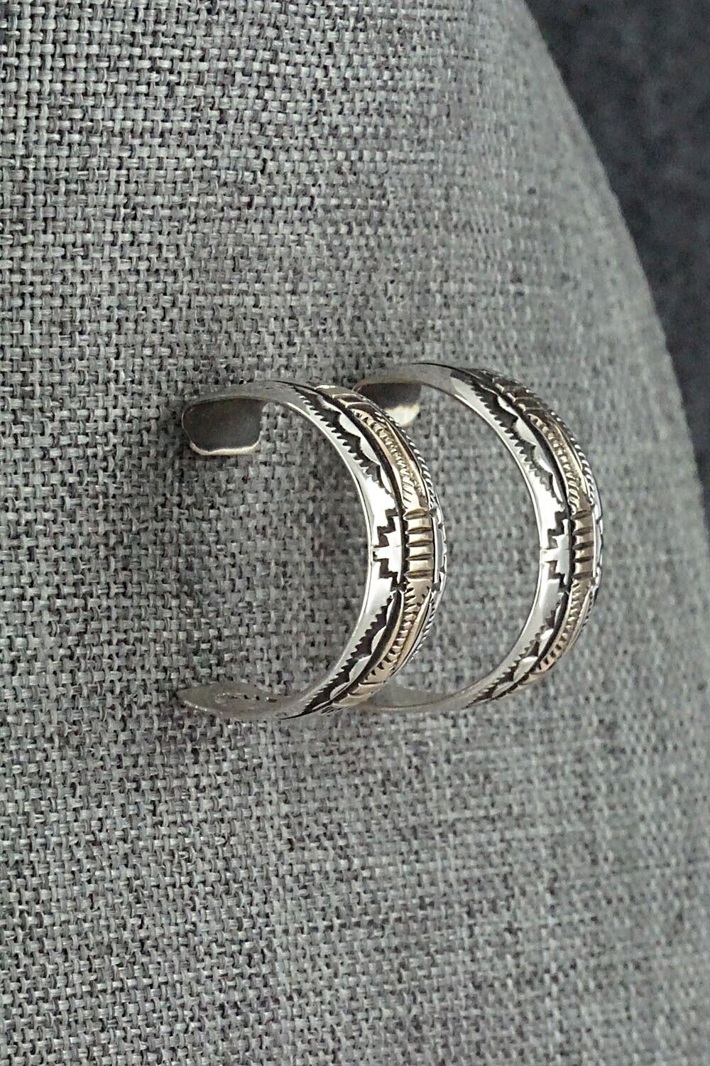 Sterling Silver & Gold Fill Hoop Earrings - Bruce Morgan
