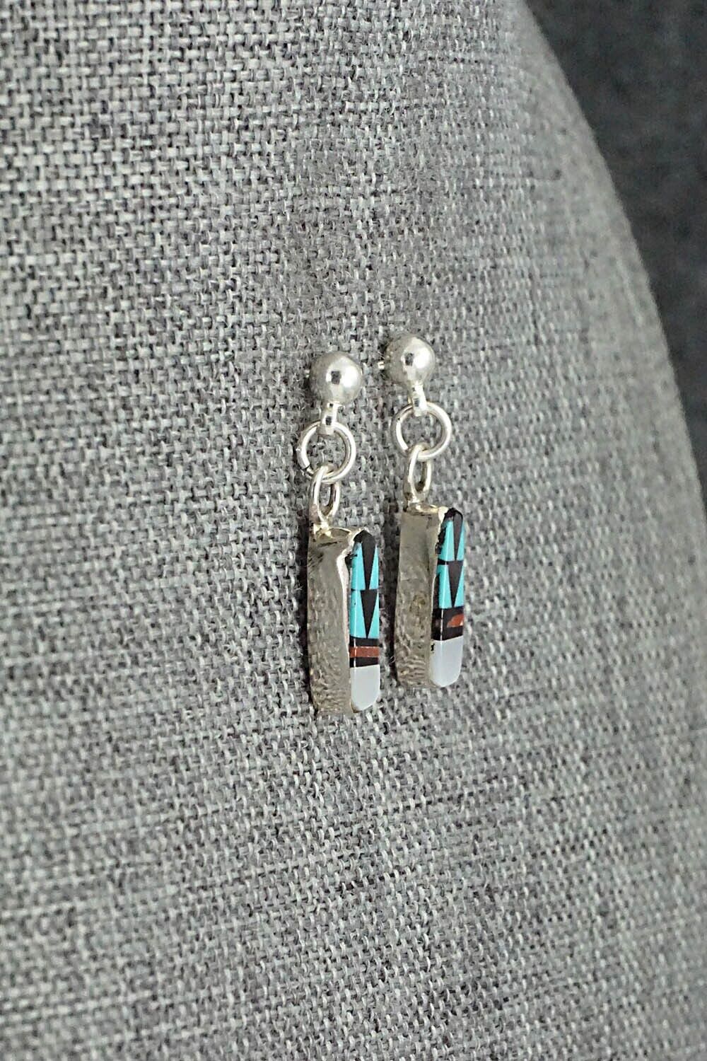 Multi-Stone & Sterling Silver Earrings - Francine Chapito