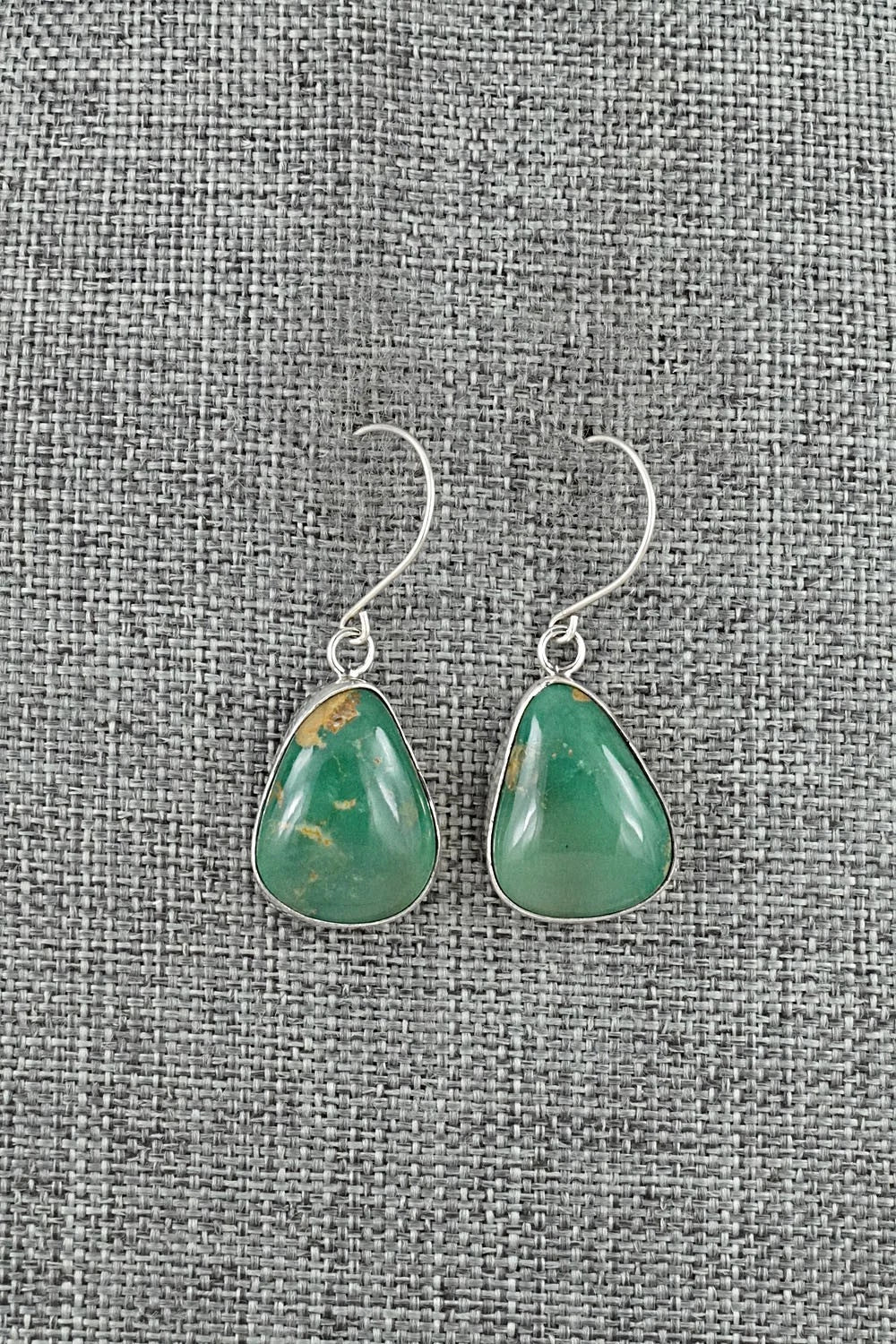 Turquoise & Sterling Silver Earrings - Rosemary Saunders