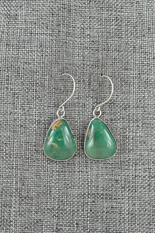 Turquoise & Sterling Silver Earrings - Rosemary Saunders