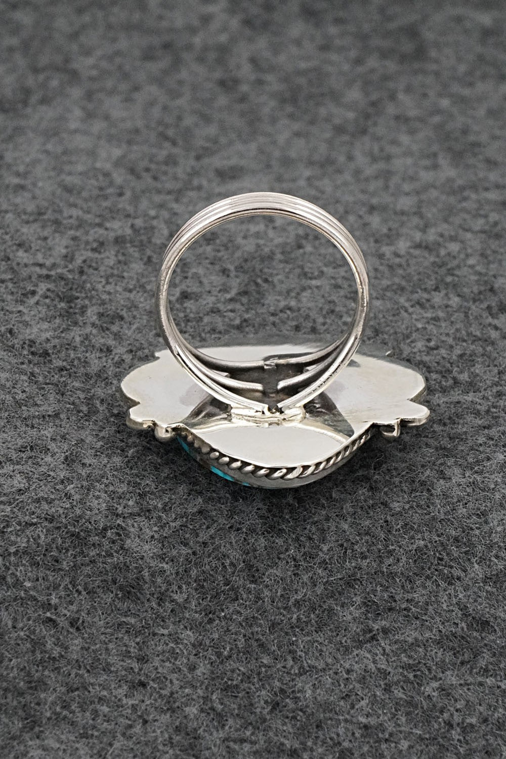 Turquoise & Sterling Silver Ring - Rena Begay - Size 9