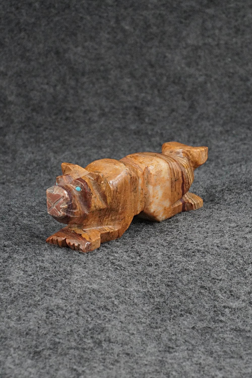 Mountain Lion Zuni Fetish Carving - Tony Mackel