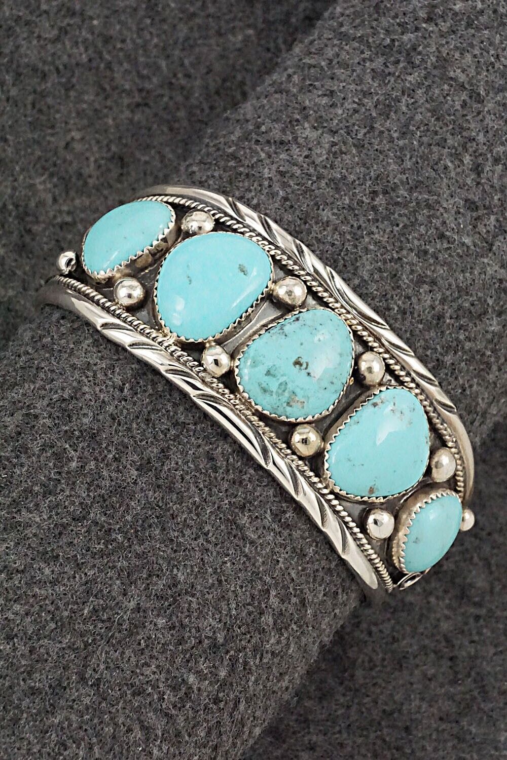 Turquoise & Sterling Silver Bracelet - Davey Morgan