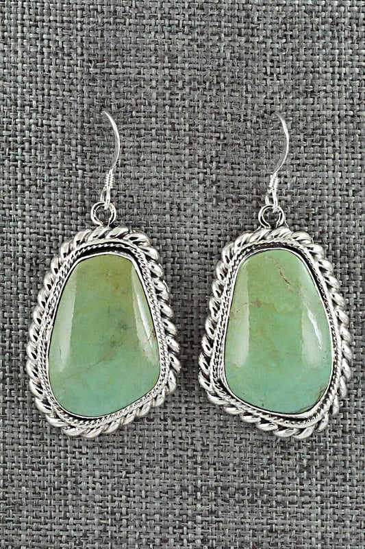 Turquoise & Sterling Silver Earrings - Sharon McCarthy