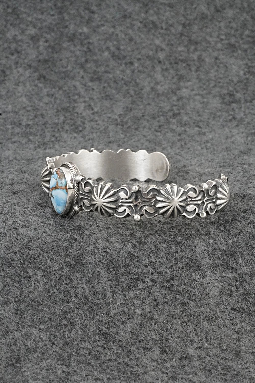 Turquoise & Sterling Silver Bracelet - Thomas Yazzie
