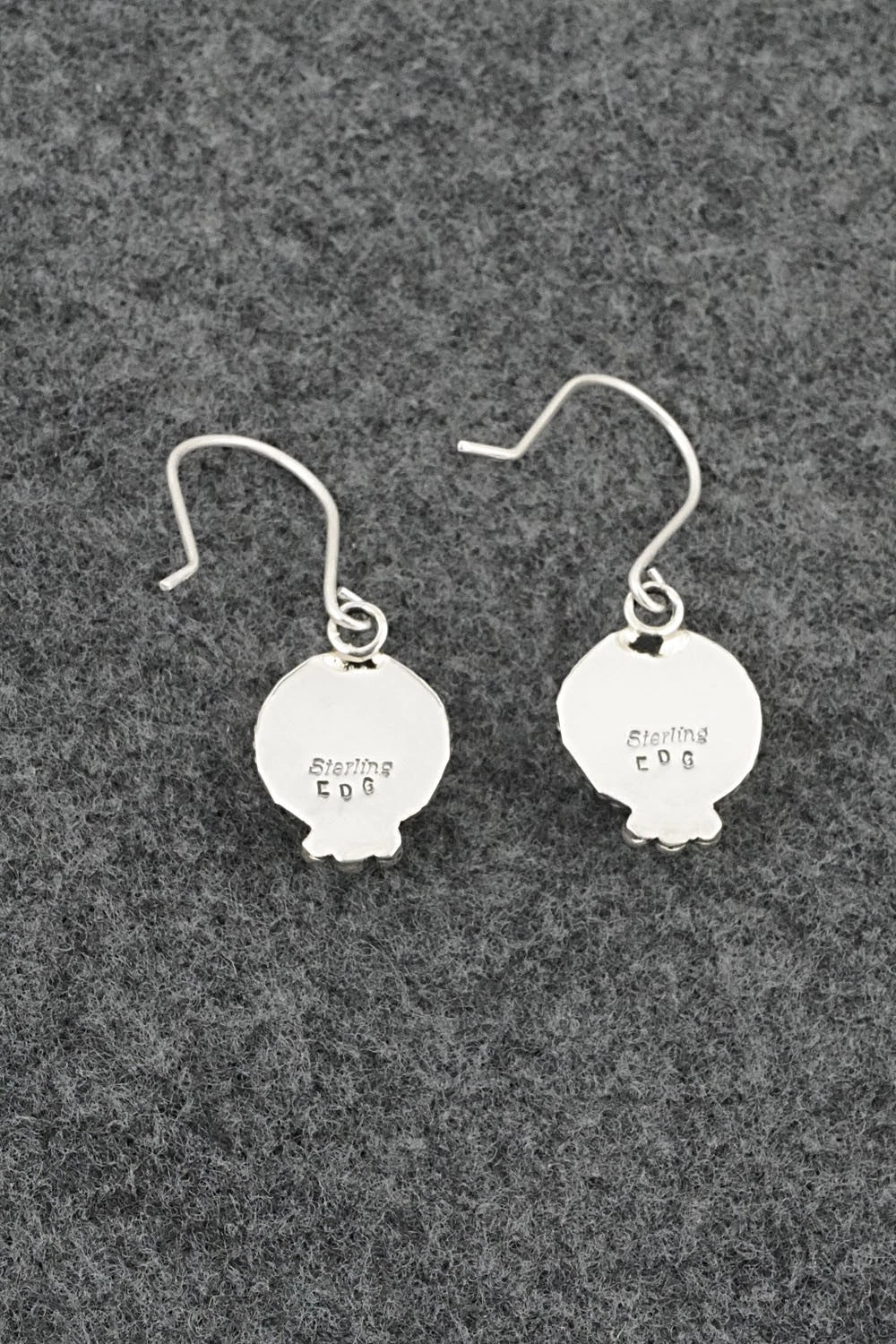 Turquoise & Sterling Silver Earrings - Eugene Gruber