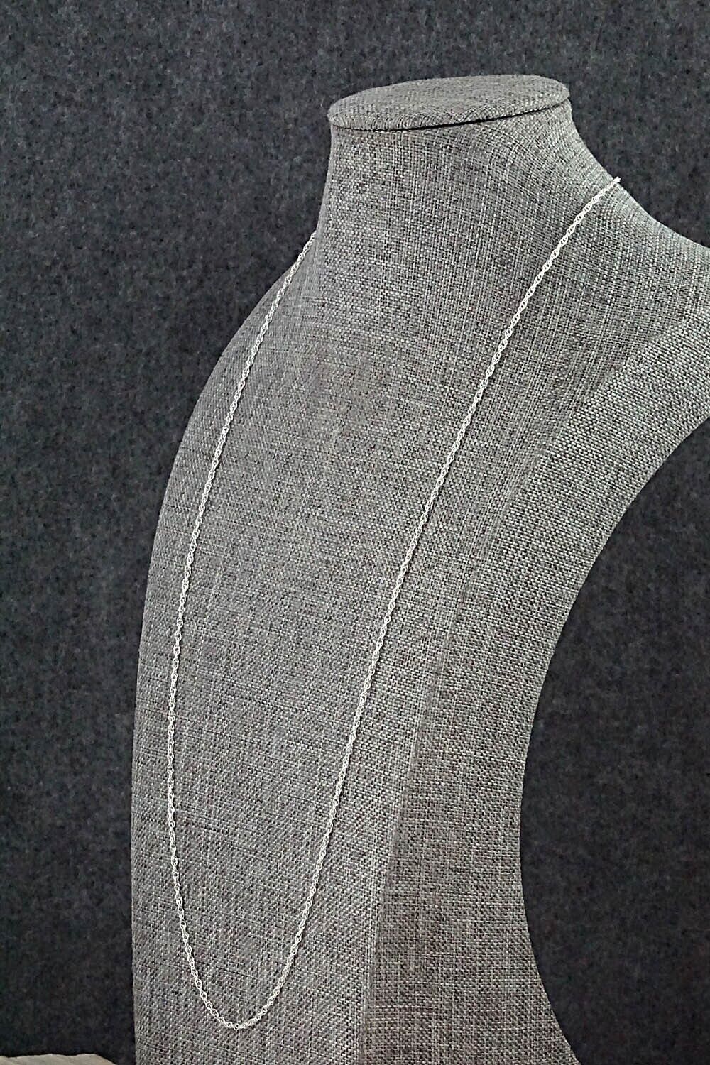 Sterling Silver Chain Necklace - Sterling Silver 30"