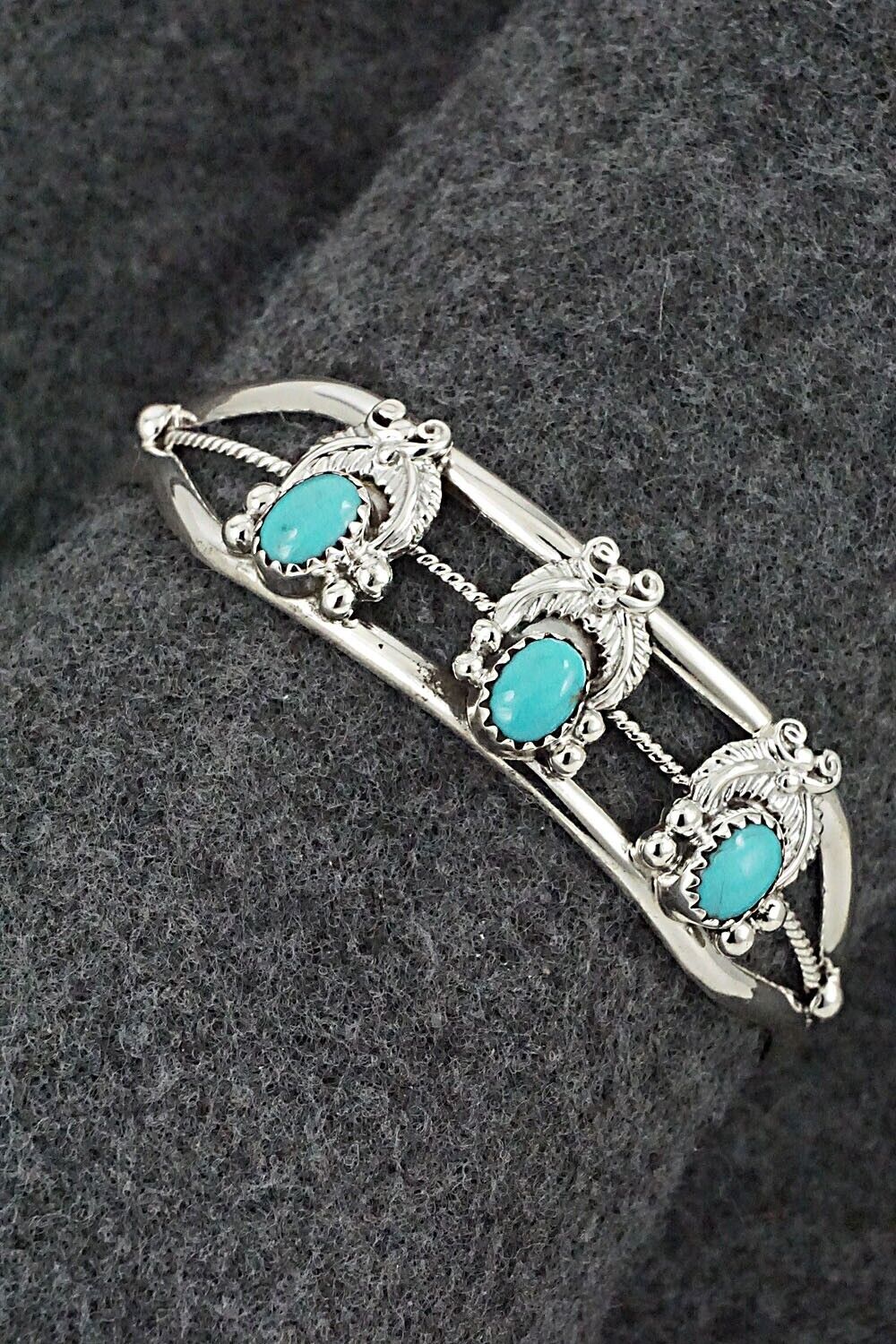 Turquoise & Sterling Silver Bracelet - William Begay